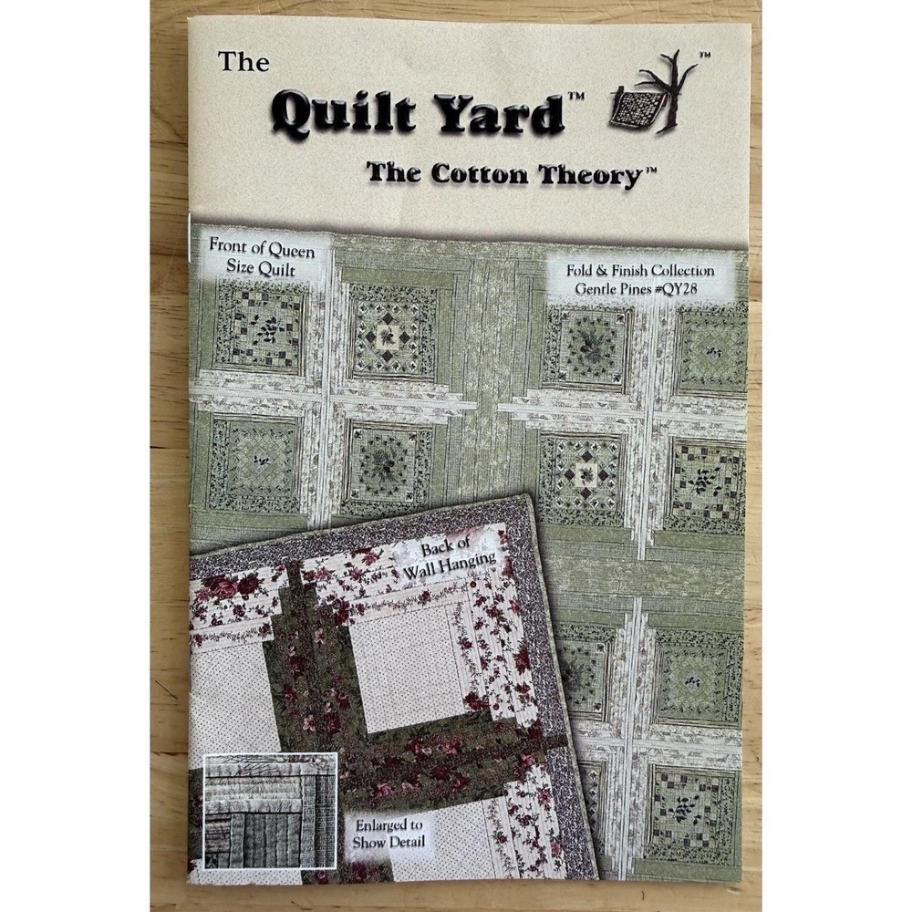 The Quilt Yard Cotton Theory Gentle Pines Fold & Finish Collection Pattern